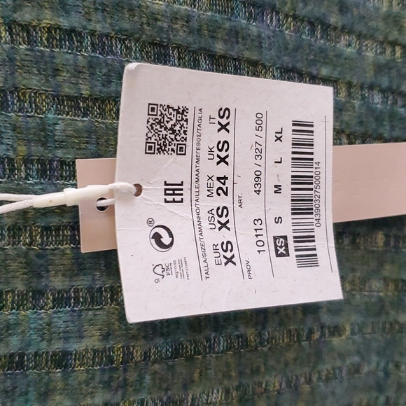 Pacific Republic green ribbed O ring mini dress with cut out sides Size XS NWT - Picture 6 of 9